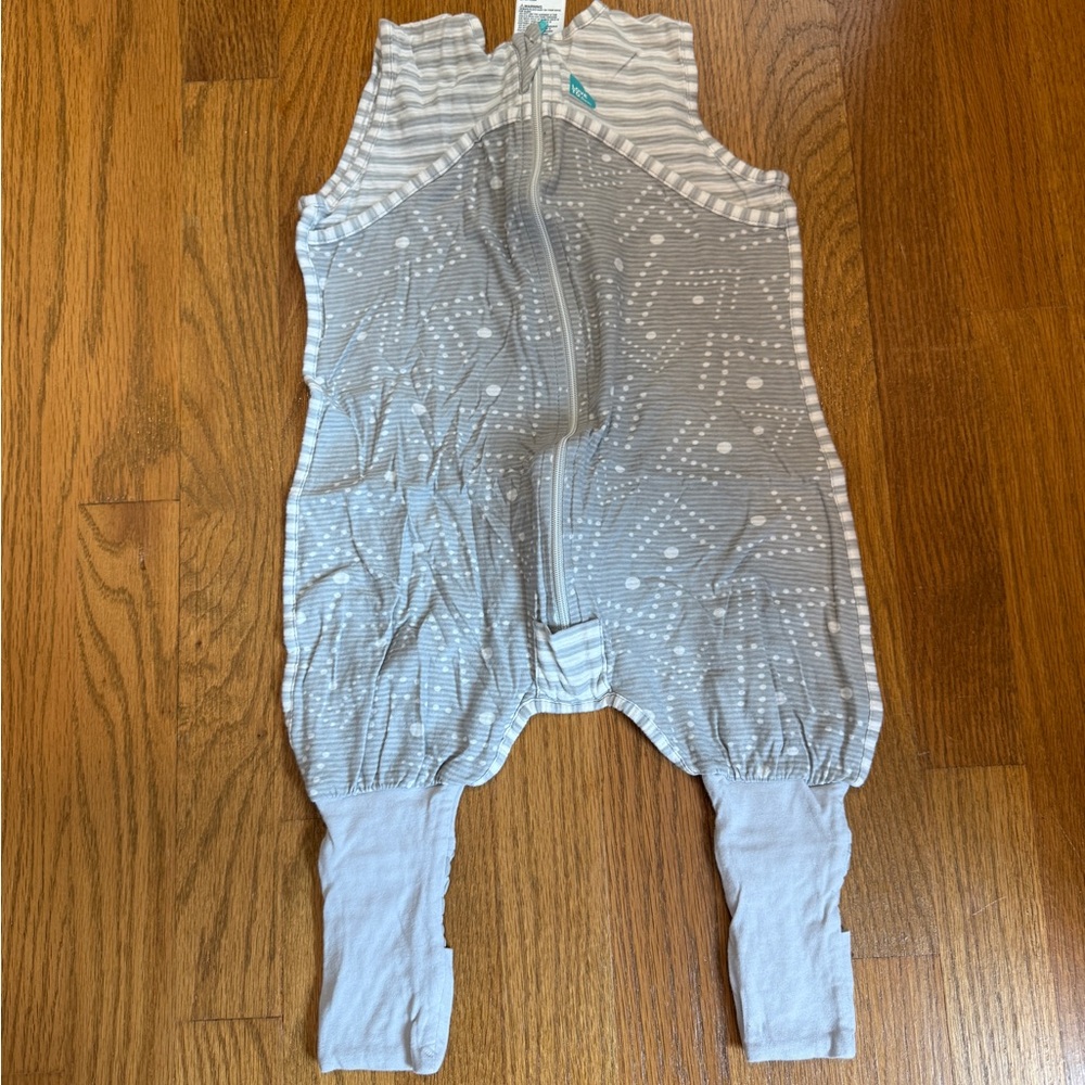 Love to Dream Grey and White Sleepsuit